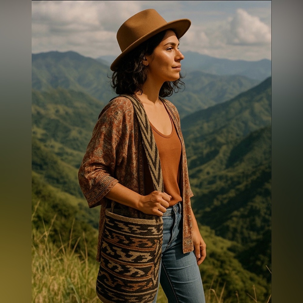 Rare 💎 Arhuaco mochila bag Sierra Nevada de Santa Marta, Colombia. 100% wool.